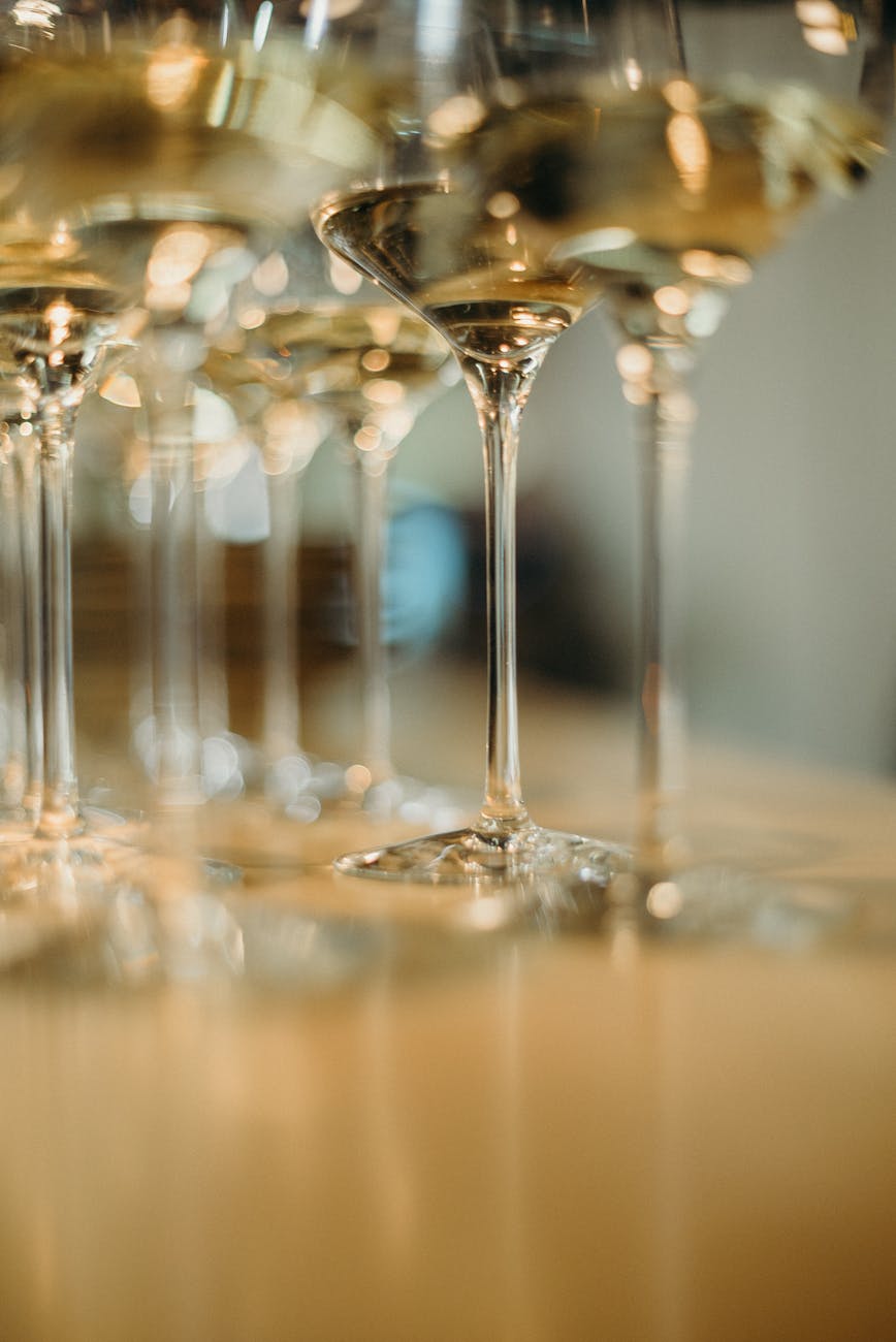 clear wine glasses
